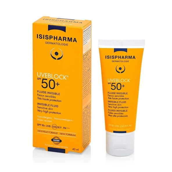 Isis Pharma Uveblock SPF50+ Insivible Fluid 40ml ürün görseli 1