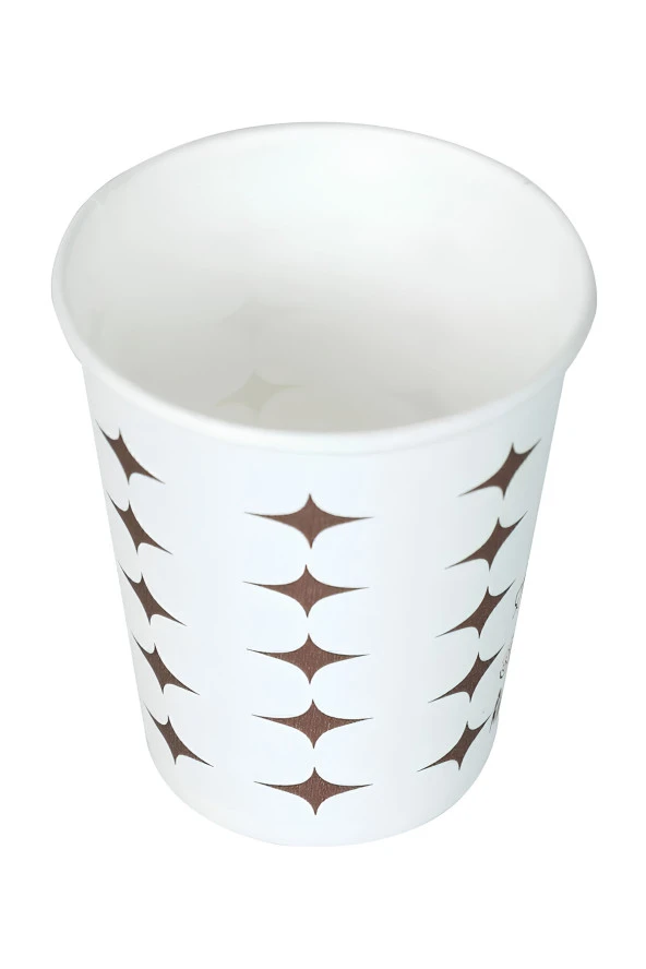 6.5  Oz Karton Bardak 100 Adet - Resim 4
