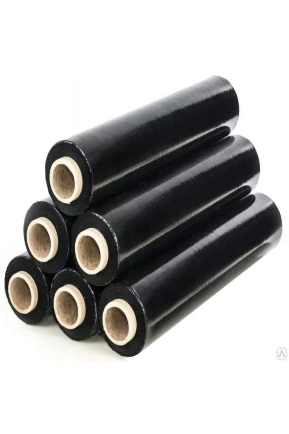 Siyah Palet Streç 23 Micron 300 Metre 6 Adet 1.Kalite ürün görseli 1