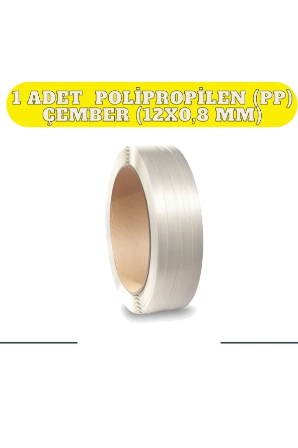 Kazançlı 12'lik Beyaz Polyester Çember Kullanım Seti 1.kalite - Resim 2