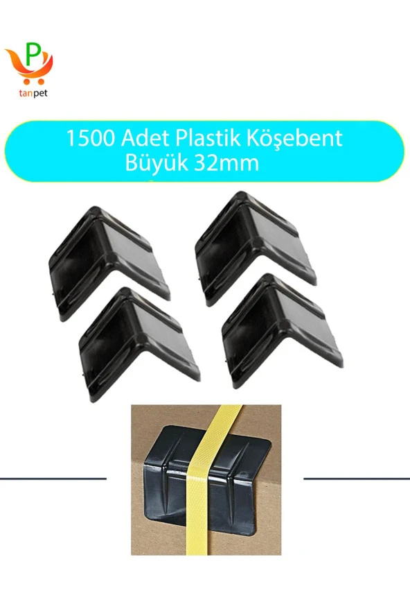 Plastik Köşe Koruyucu Köşebent Çember Koruyucu Plastik 32mm 1500 Adet ürün görseli 1