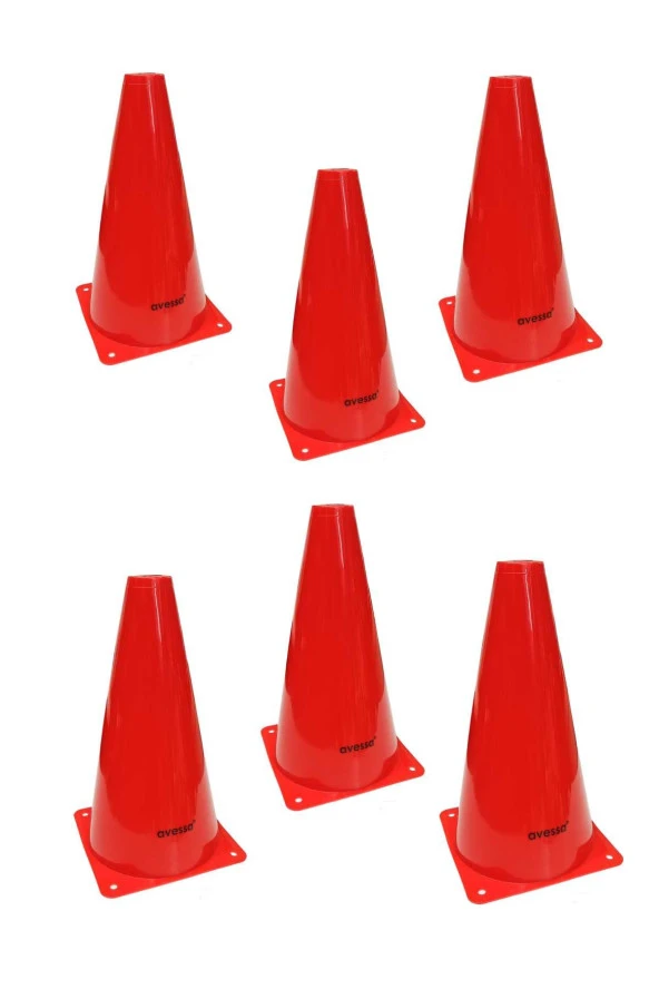 Avessa Hn-23 Küçük Huni 23 cm Kırmızı 6lı ürün görseli 1