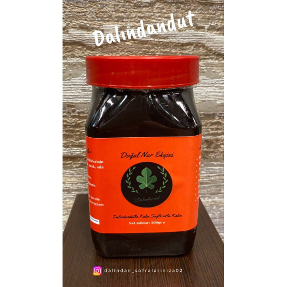 Dalındandut Doğal Organik Nar Ekşisi 500gr ürün görseli 1