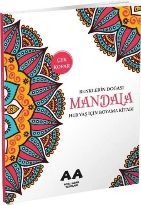 Renklerin Doğası Mandala Her Yaş Için Boyama Kitabı ürün görseli 1