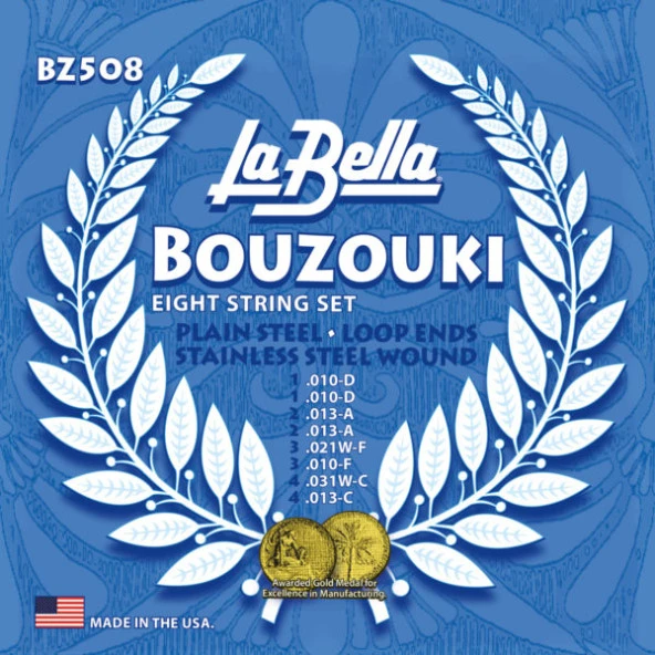 LA BELLA BOUZOUKİ TELİ BZ508 ürün görseli 1