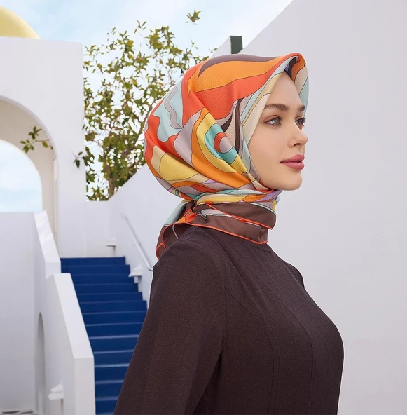 Belli Twill İpek Eşarp 4108-81 ürün görseli 1