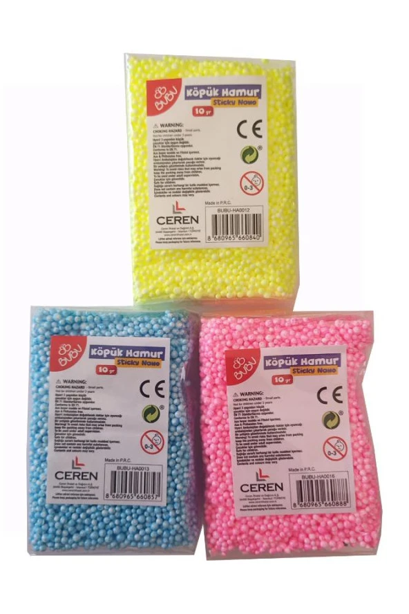 Köpük Hamur 5 Renk 5 Gr 1 Paket Kurumayan Köpük Oyun Hamuru Hafif Yumuşak Hamur Okul Öncesi Anasınıfı Kreş Etkinlikleri ürün görseli 1