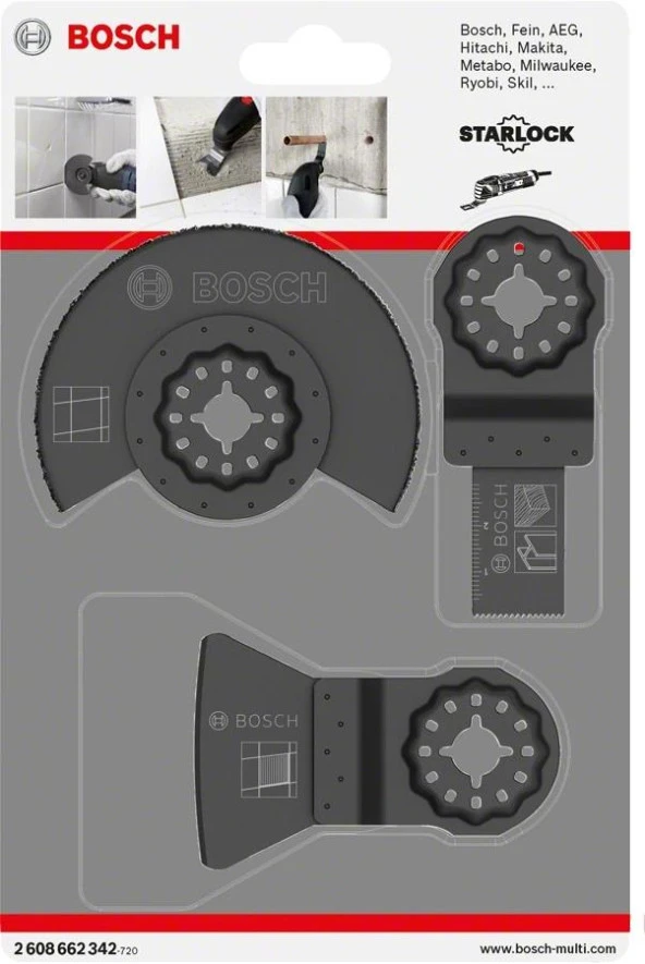 Bosch Seramik ve Banyolar için Testere Bıçak Seti ürün görseli 1