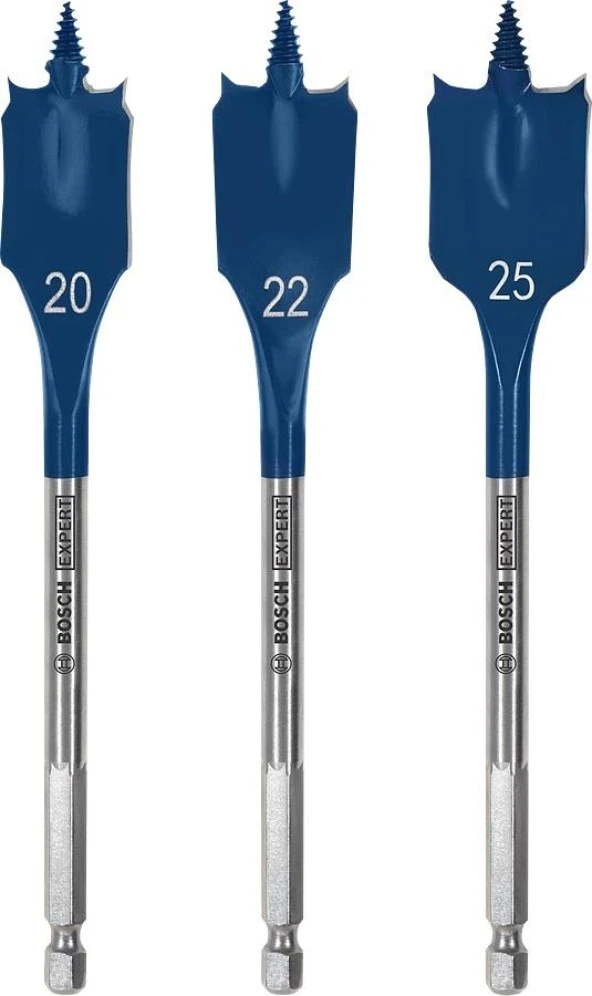 Bosch Yaprak Matkap Ucu Seti 3 Parça ürün görseli 1