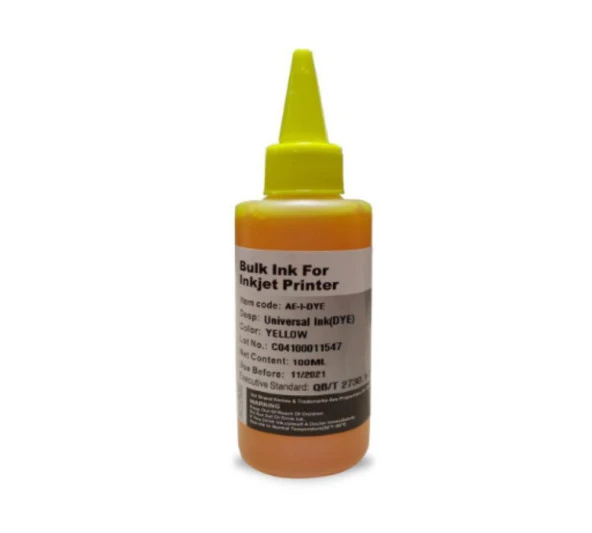 KARTUŞ Dolum Mürekkep Sarı-100ml ürün görseli 1