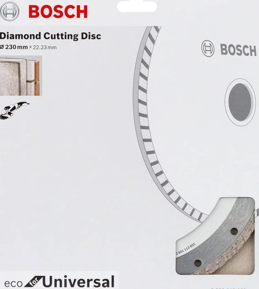 Bosch Eco Elmas Kesme Diski 230mm - Resim 2