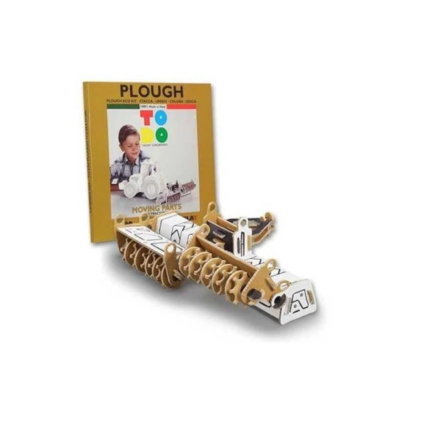 Traktör Pulluk To Do To Do Montaj Ve Renk İçin Karton Kit 55 Parça ürün görseli 1