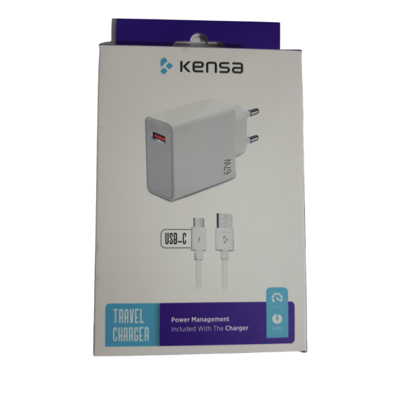 KENSA 67W ORJİNAL USB-C   ŞARJ KABLOSU ŞARJ ADAPTÖRÜ SET 67 WATT ŞARJ ürün görseli 1