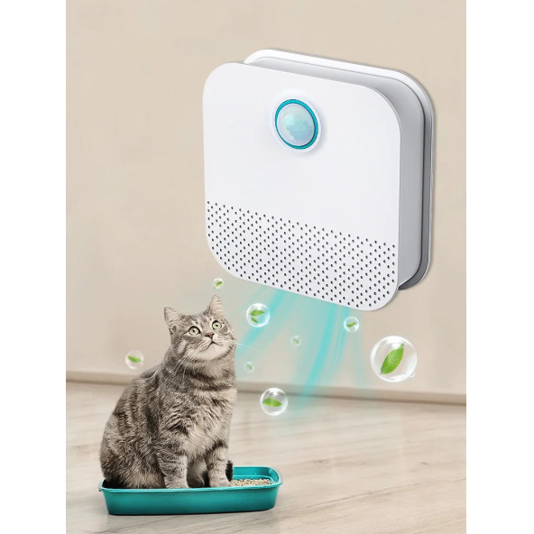 TechTic Akıllı Koku Giderici Kedi Tuvaleti Sterilizasyon Hava Temizleyici Evcil Hayvan Koku Önleyici ürün görseli 1