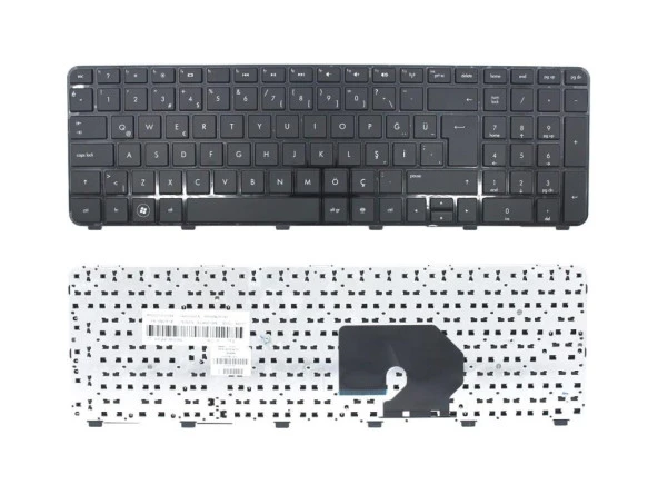 Hp Pavilion Dv7-6100et Ls062ea , Dv7-6b00et A2t95ea Notebook Klavye Siyah Tr ürün görseli 1