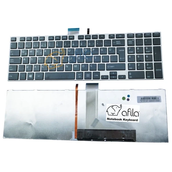 Toshiba S50 Notebook Klavyesi (Siyah TR) ışıklı - Resim 2
