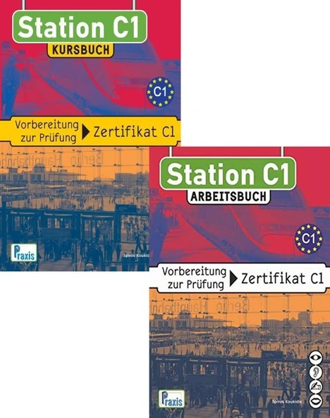 Station C1 - Kursbuch + Arbeitsbuch : Vorbereitung zur Prüfung Zertifikat C1 ürün görseli 1