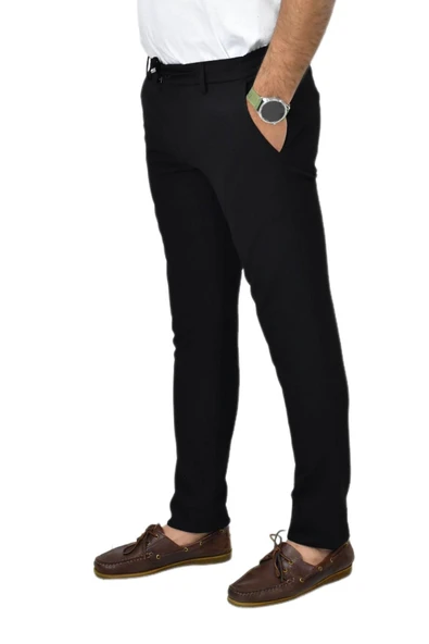 Erkek Siyah Jogger Lastikli Pantolon 1977 BGL-ST03731 ürün görseli 1