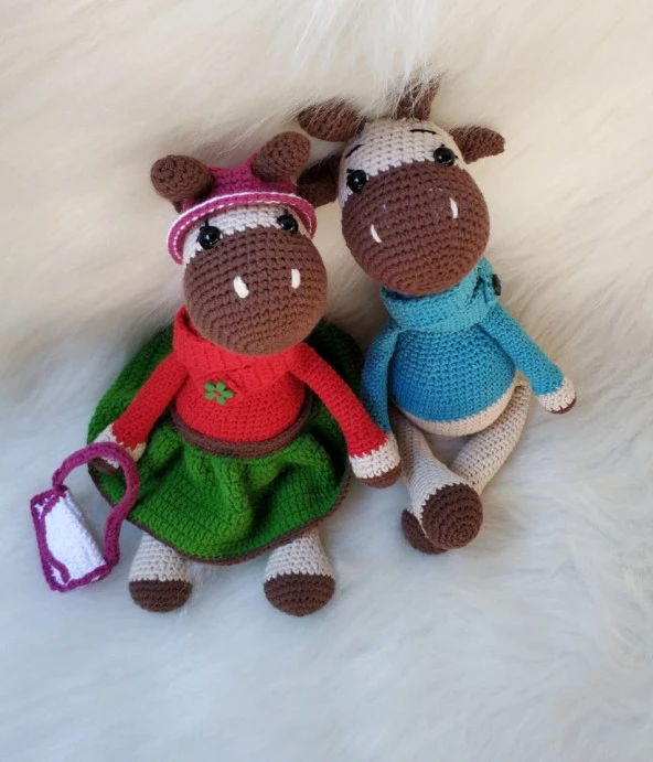 Aşık Zürbikler Amigurumi Organik Oyuncak ürün görseli 1