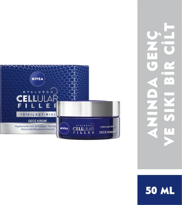 Nivea Cellular Cilt Gençleştirici Yüz Gece Bakım Kremi 50Ml ürün görseli 1