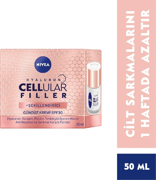 Nivea Hyaluron Cellular Filler + Şekillendirici  Gündüz Kremi 50 ml ürün görseli 1
