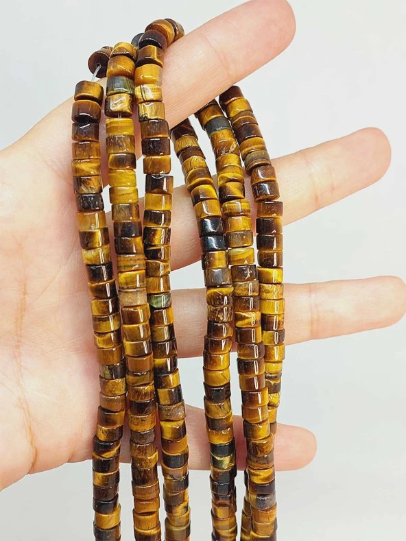 Kaplan Gözü Taşı Şekilli 6x3mm Dizi (49454) ürün görseli 1