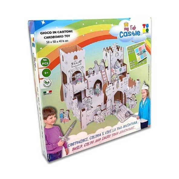 My Fab Castle Karton ToDo Montaj Ve Renklendirme Kiti 96 Parça ürün görseli 1