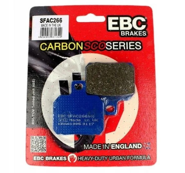 Ebc Sfac266 2002-2005 Piaggio Beverly 500 Uyumlu Arka Fren Balatası Karbon Balata ürün görseli 1