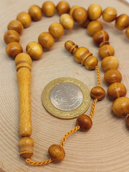 Dut Ağacı 33lük Tesbih 9.5mm Usta İşçilikli (49536) - Resim 3