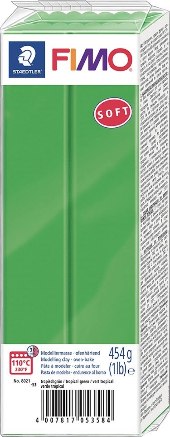 Staedtler Fimo Soft Polimer Kil 454Gr. Tropical Green ürün görseli 1