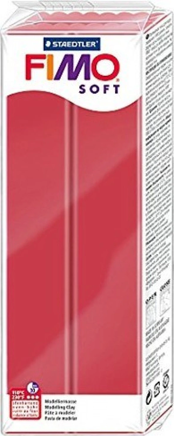 Staedtler Fimo Soft Polimer Kil 454 g Cherry Red ürün görseli 1