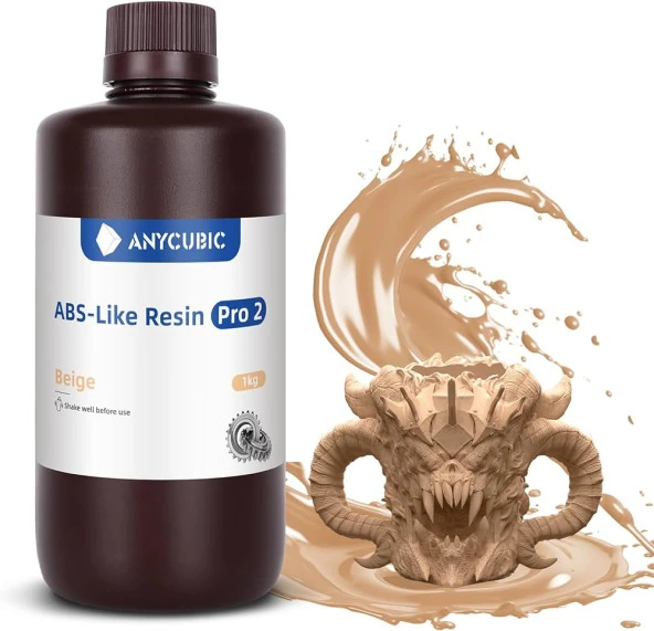 Anycubic ABS Like Resin (PRO 2) 1 Kg - Bej SLA ürün görseli 1