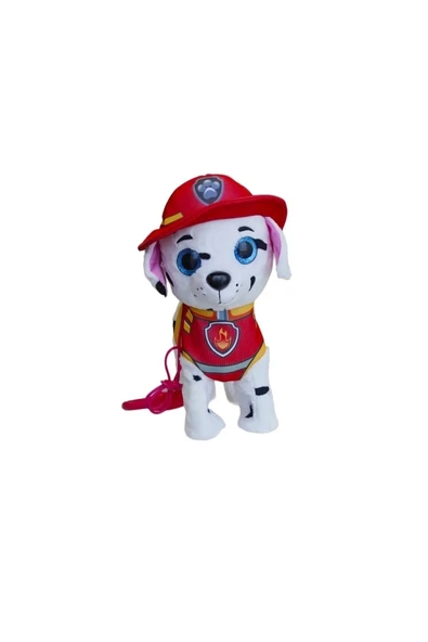 Paw Patrol Köpek Marshall Yürüyen, Havlayan Müzikli Tasmalı Kumandalı Peluş Oyuncak ürün görseli 1