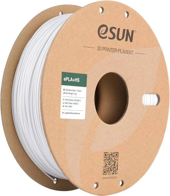 eSUN HYPER SPEED PLA-HS Filament BEYAZ 1,75 mm 1 kg ürün görseli 1