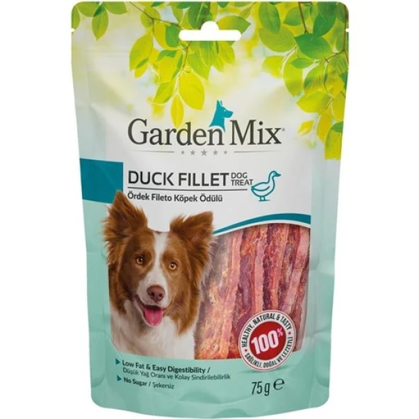 Gardenmix Ördekli Fileto Köpek Ödülü 75 Gr SKT:03/2028 ürün görseli 1