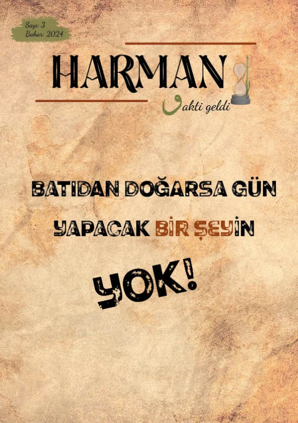 Harman 3.Sayı Bahar 2024 ürün görseli 1