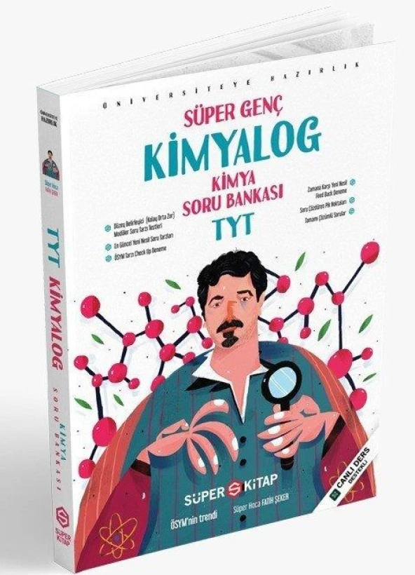 TYT Süper Genç Kimyalog Kimya Soru Bankası Süper Kitap ürün görseli 1