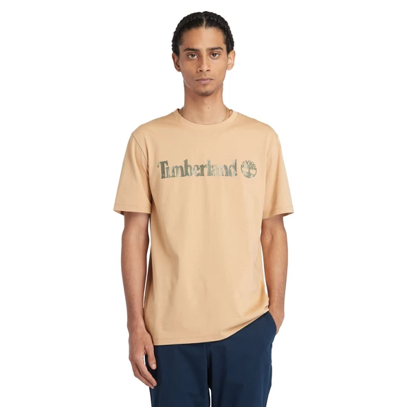Timberland Camo Linear Logo Erkek Tişört  TB0A5UNFEH31 ürün görseli 1