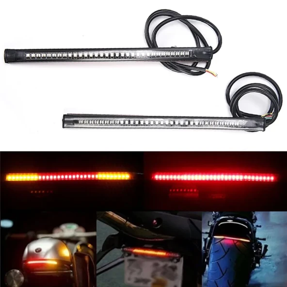Şerit led esnek model kırmızı-sarı 12v Esnek sağlam yapı - Resim 5