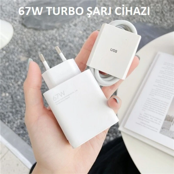 Orjinal Xiaomi Redmi Mi Type-C Data Kablo ve 67W 6A MYD-12-ES Hızlı Şarj cihazı 67WXIAOMI1238 ürün görseli 1