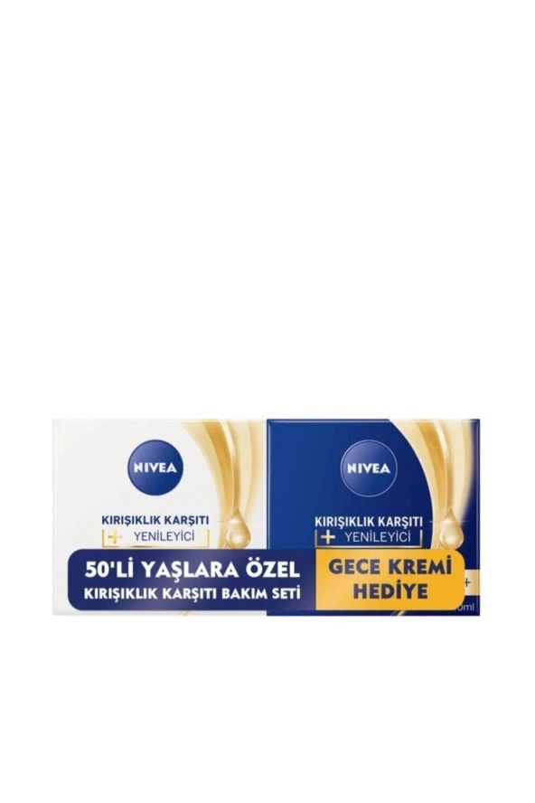 NIVEA VISAGE YAŞ 55+ 50ML KIR.KAR.YENİ.+GECE KREMİ ürün görseli 1