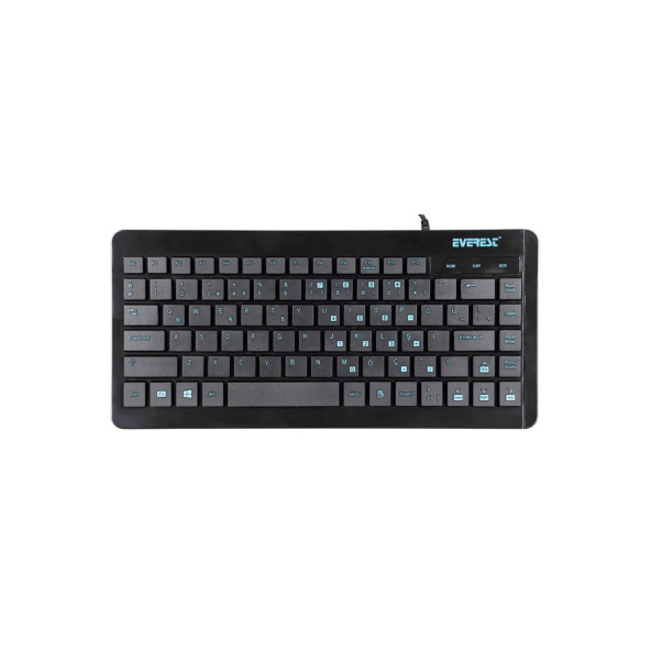 Everest Kb-410 Siyah Usb Türkçe Q Mini Klavye ürün görseli 1