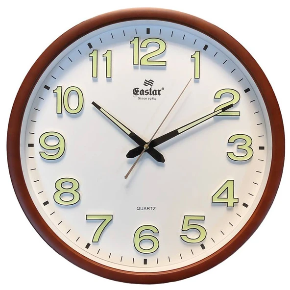 Eastar A3618 Orijinal Jel Fosforlu Duvar Saati (38 cm) ürün görseli 1