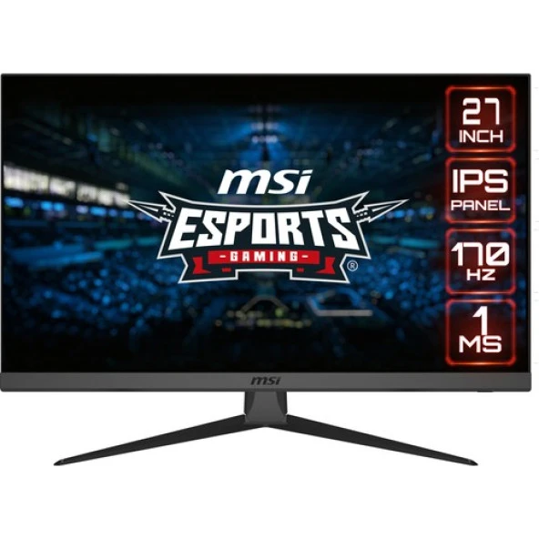 MSI G2722 27" 1 ms Full HD IPS Oyuncu Monitörü-Vitrin Ürünü ürün görseli 1