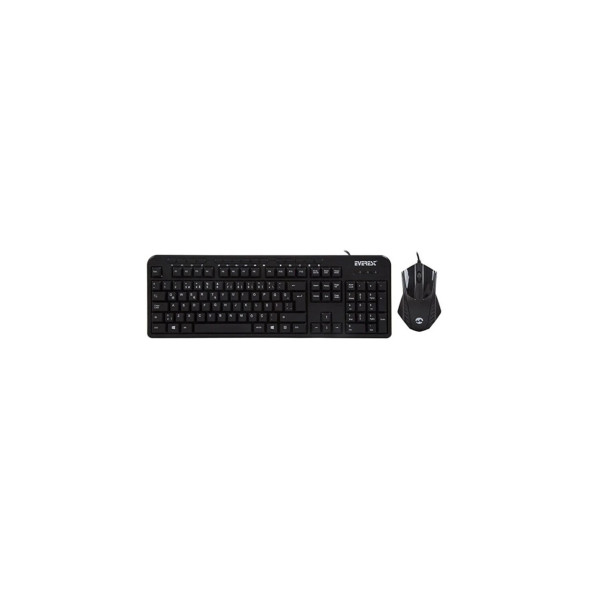 Everest Un-797 Plus Siyah Usb Combo Q Klavye Mouse ürün görseli 1