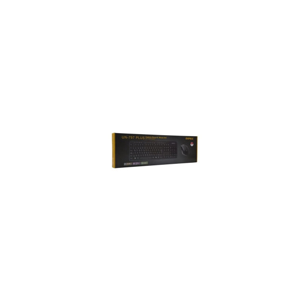 Everest Un-797 Plus Siyah Usb Combo Q Klavye Mouse - Resim 2