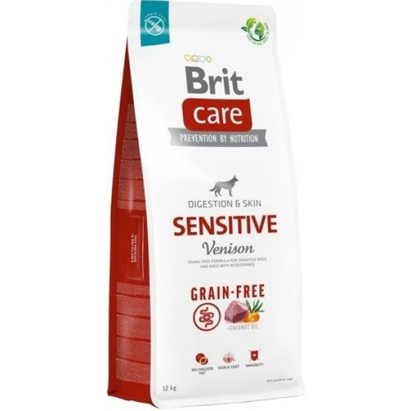 Brit Care Sensitive Digestion & Skin Mono Protein Geyikli Tahılsız Yetişkin Köpek Maması 12kg ürün görseli 1