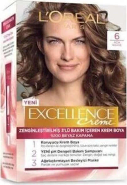 Loreal Paris L'oreal Paris Loreal Excellence Saç Boyası 6 ürün görseli 1