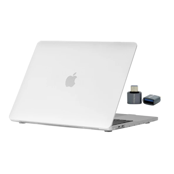Macbook Air M1 Kılıf 13inç Mat Flu TouchIDli M1 Air A2337 A2179 A1932 ile Uyumlu ürün görseli 1