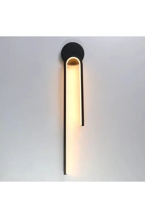 Livora Lighting Hera Modern Günışığı Siyah Ledli Duvar Aplik ürün görseli 1